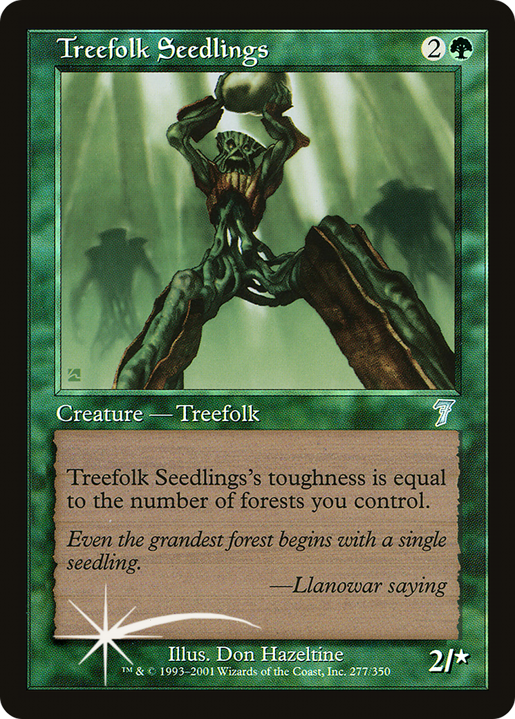 Treefolk Seedlings (7ED-277★) - 7th Edition