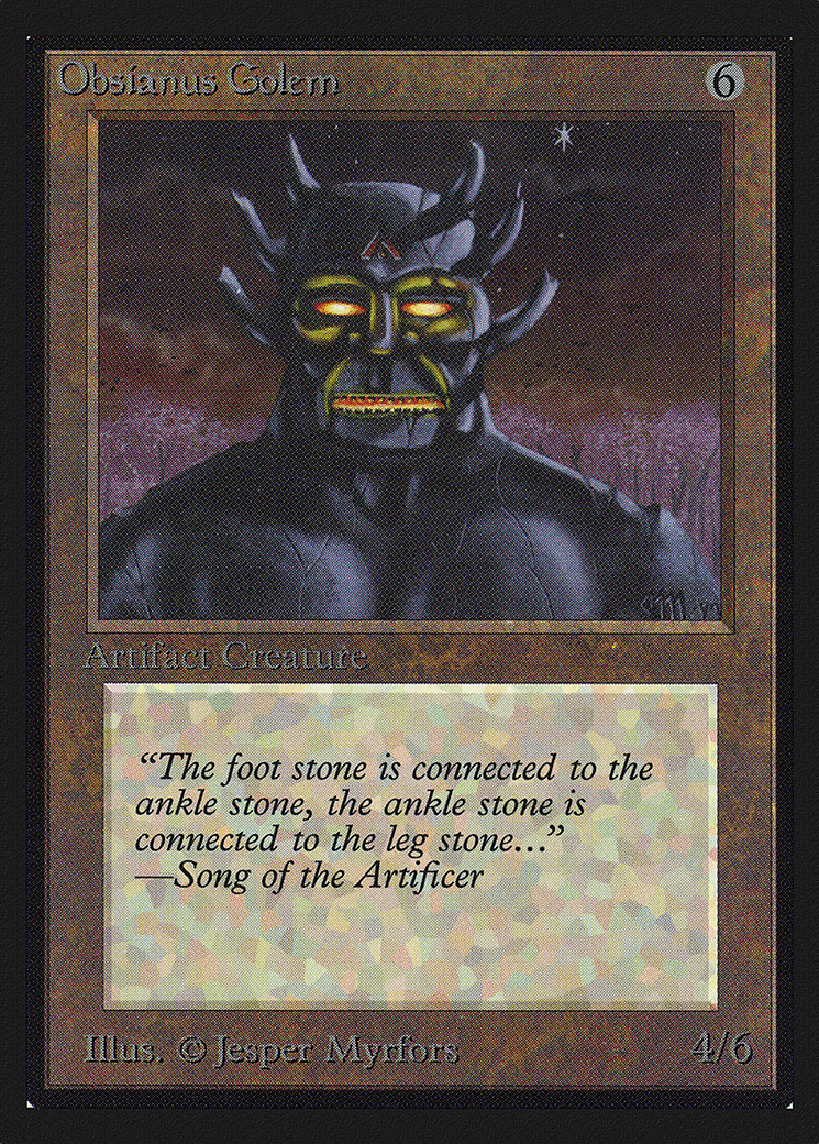 Obsianus Golem (IE) (IED-) - Intl. Collectors' Edition