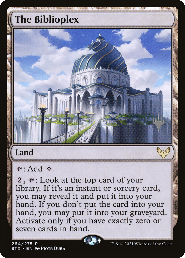 The Biblioplex (PPSTX-264P) - Strixhaven: School of Mages Promos Foil