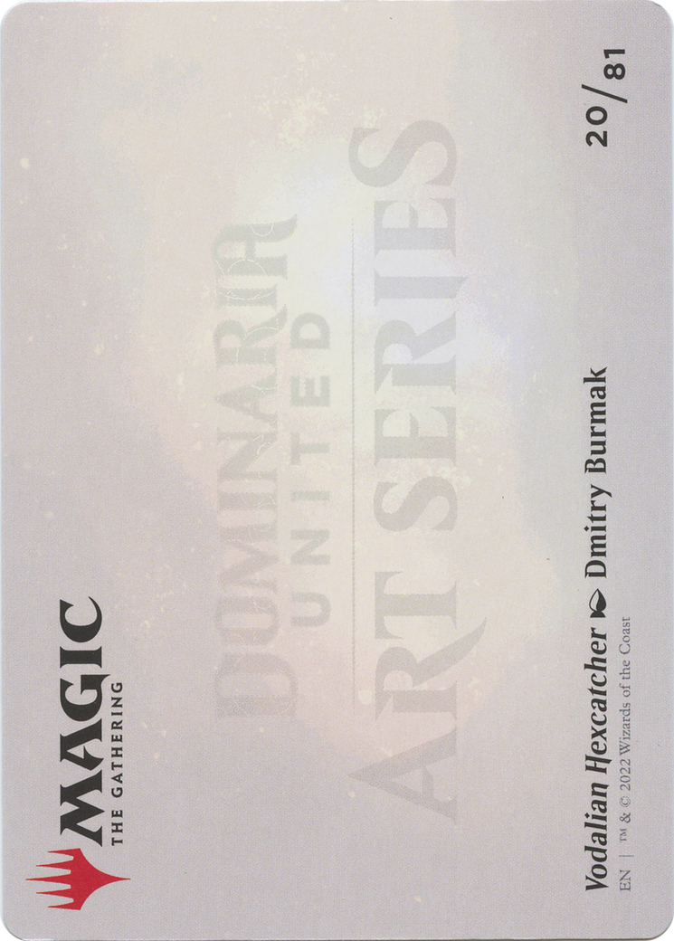 Vodalian Hexcatcher // Vodalian Hexcatcher (ADMU-020) - Dominaria United Art Series (Borderless) Foil