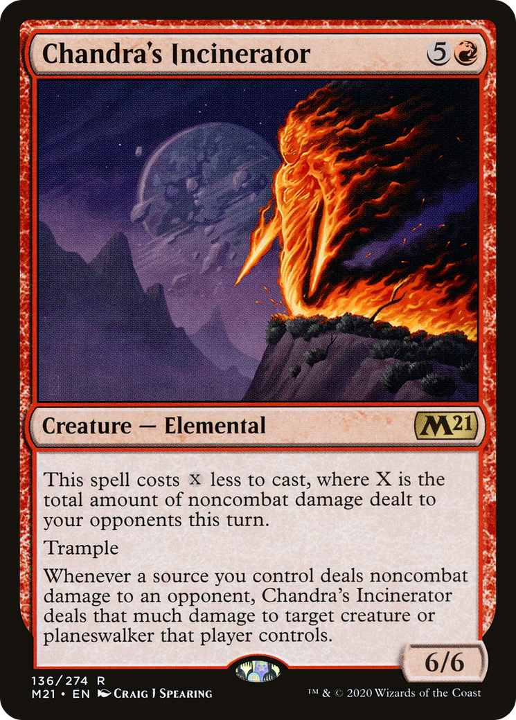 Chandra's Incinerator (M21-136) - Core Set 2021 Foil