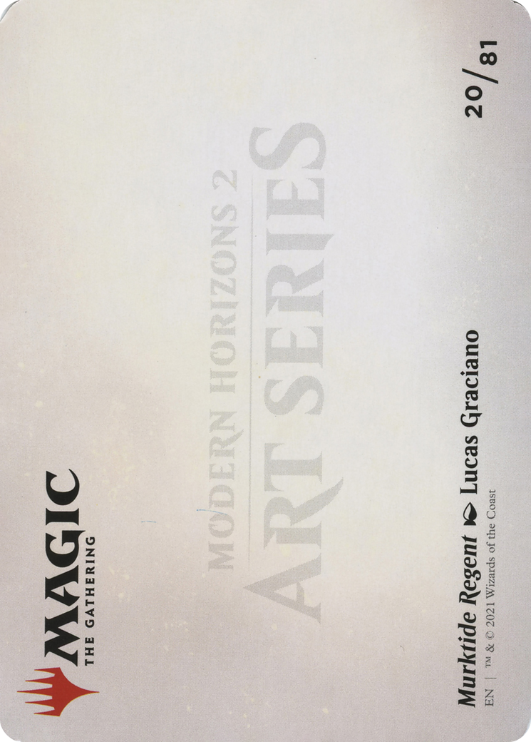 Murktide Regent // Murktide Regent (AMH2-020) - Modern Horizons 2 Art Series (Borderless) Foil