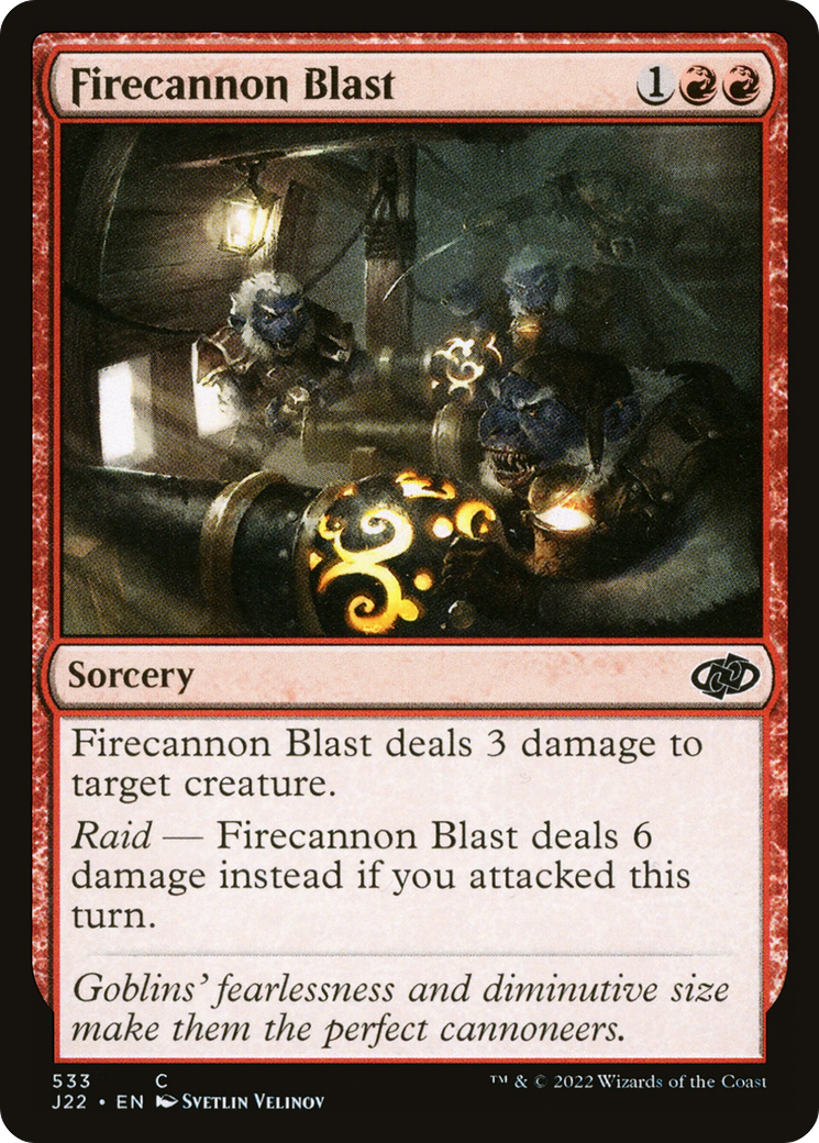 Firecannon Blast (J22-533) - Jumpstart 2022