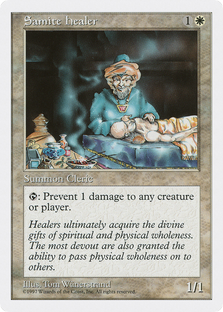 Samite Healer (5ED-) - Fifth Edition