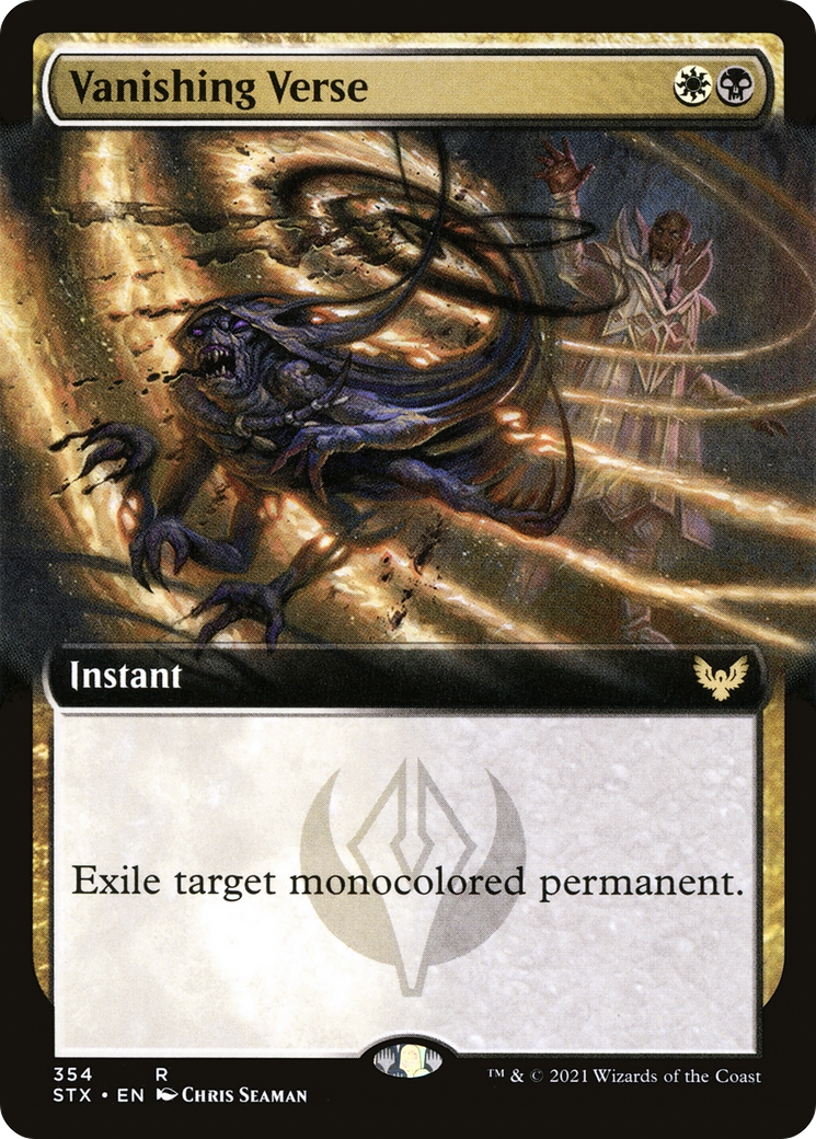 Vanishing Verse (Extended Art) (STX-354) - Strixhaven: School of Mages: (Extended Art) Foil