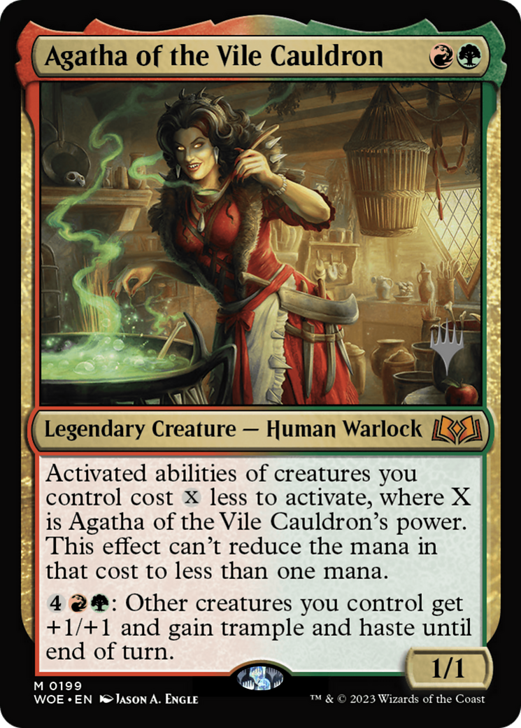 Agatha of the Vile Cauldron (PPWOE-199) - Wilds of Eldraine Promos