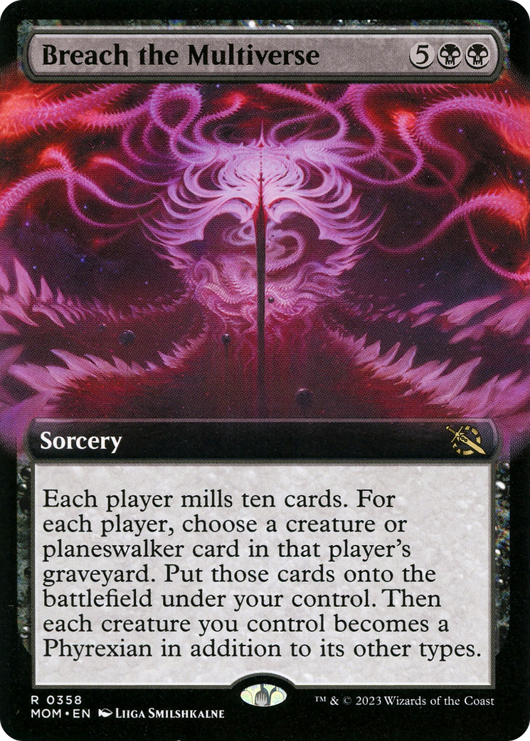 Breach the Multiverse (Extended Art) (MOM-358) - March of the Machine: (Extended Art)