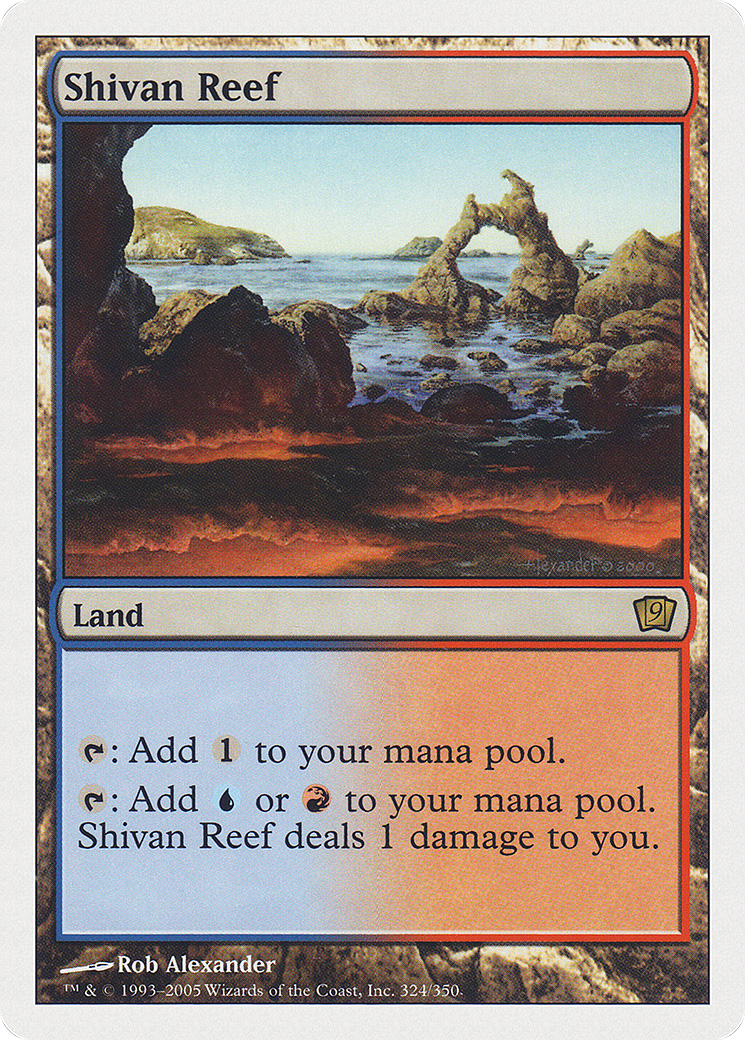 Shivan Reef (9ED-324) - 9th Edition Foil