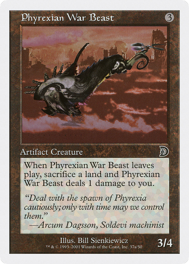 Phyrexian War Beast (37a) (DKM-37A) - Deckmasters