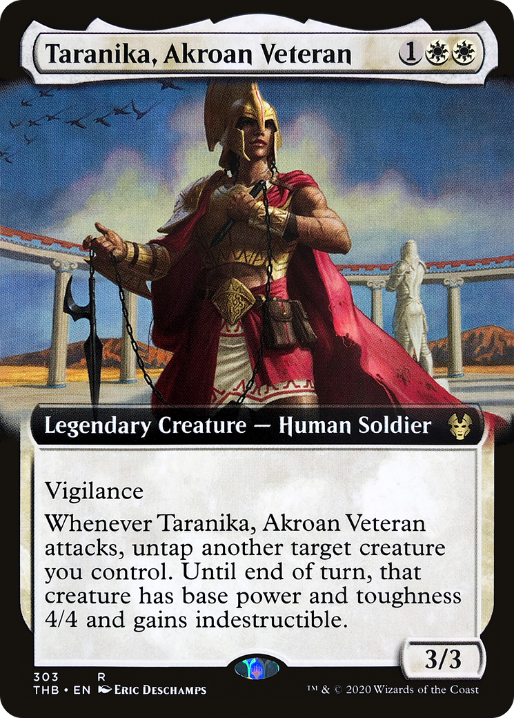 Taranika, Akroan Veteran (Extended Art) (THB-303) - Theros Beyond Death: (Extended Art)