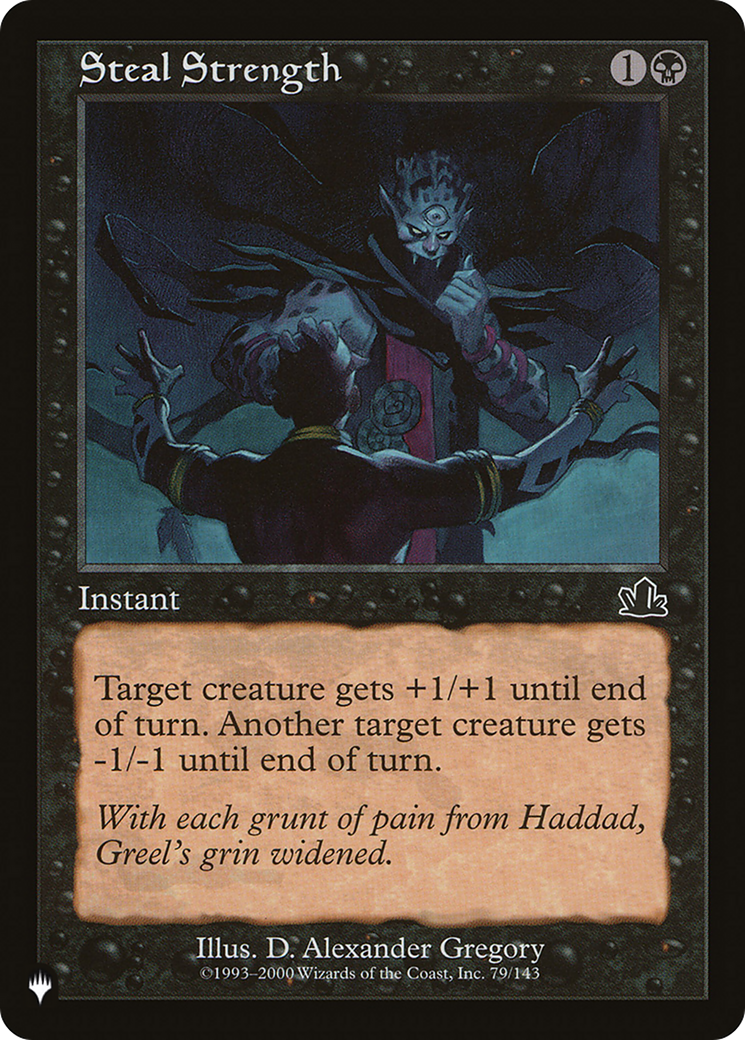 Steal Strength (LIST-PCY-79) - The List