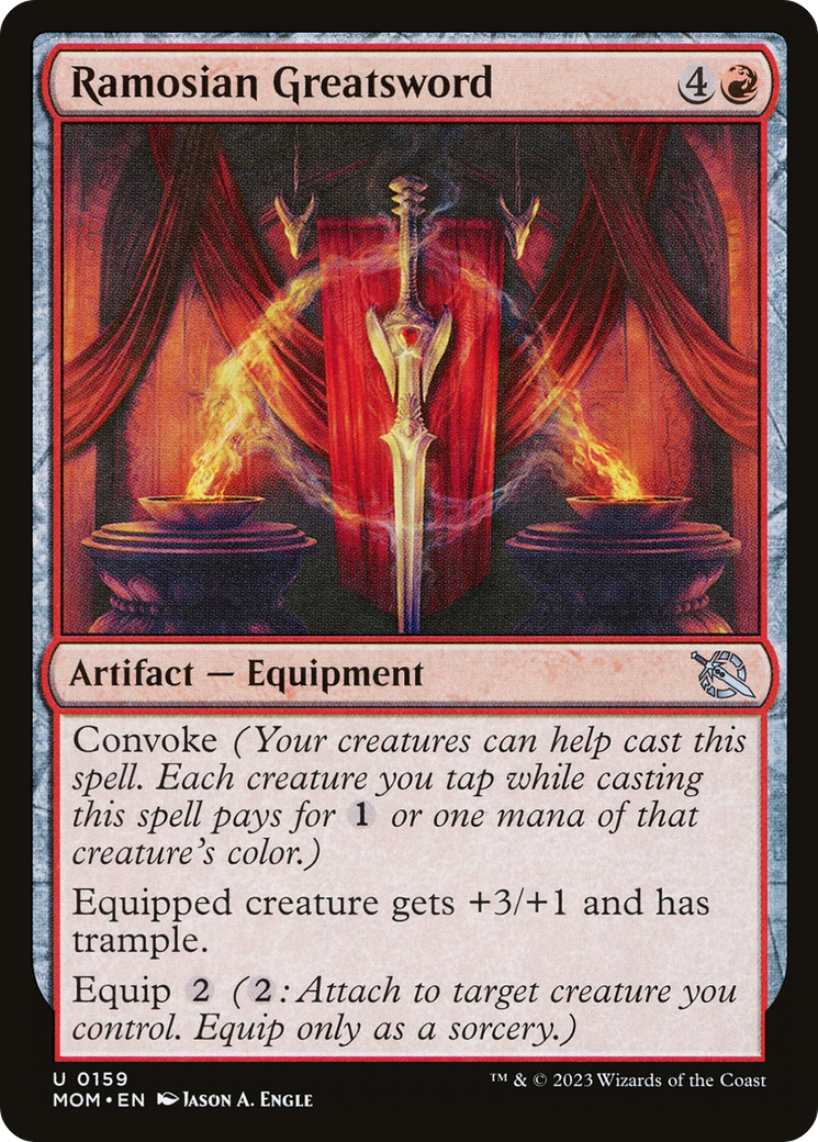 Ramosian Greatsword (MOM-159) - March of the Machine Foil