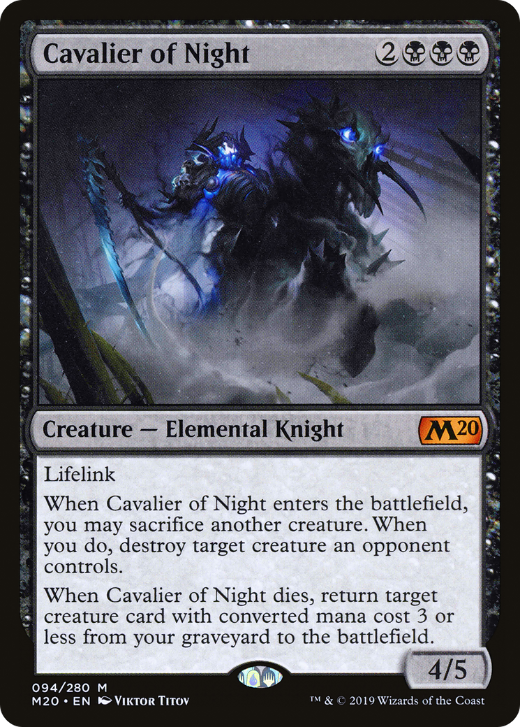 Cavalier of Night (M20-094) - Core Set 2020