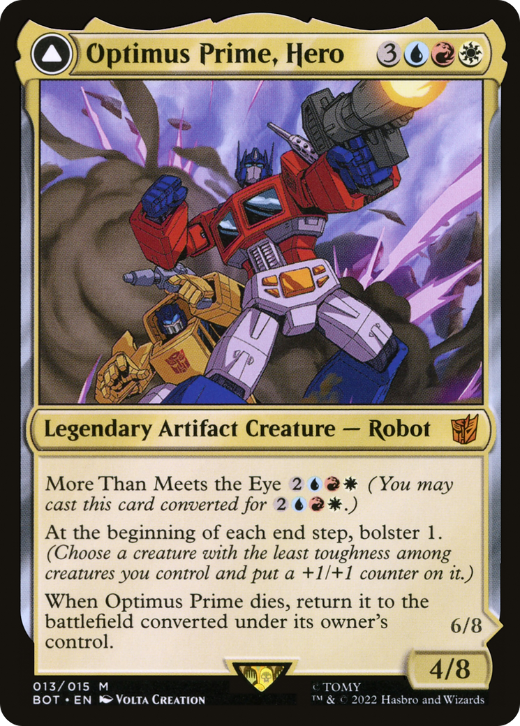 Optimus Prime, Hero (BOT-013) - Transformers: (convertdfc)
