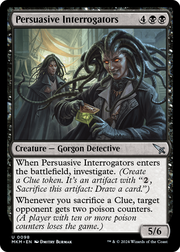 Persuasive Interrogators (MKM-098) - Murders at Karlov Manor Foil