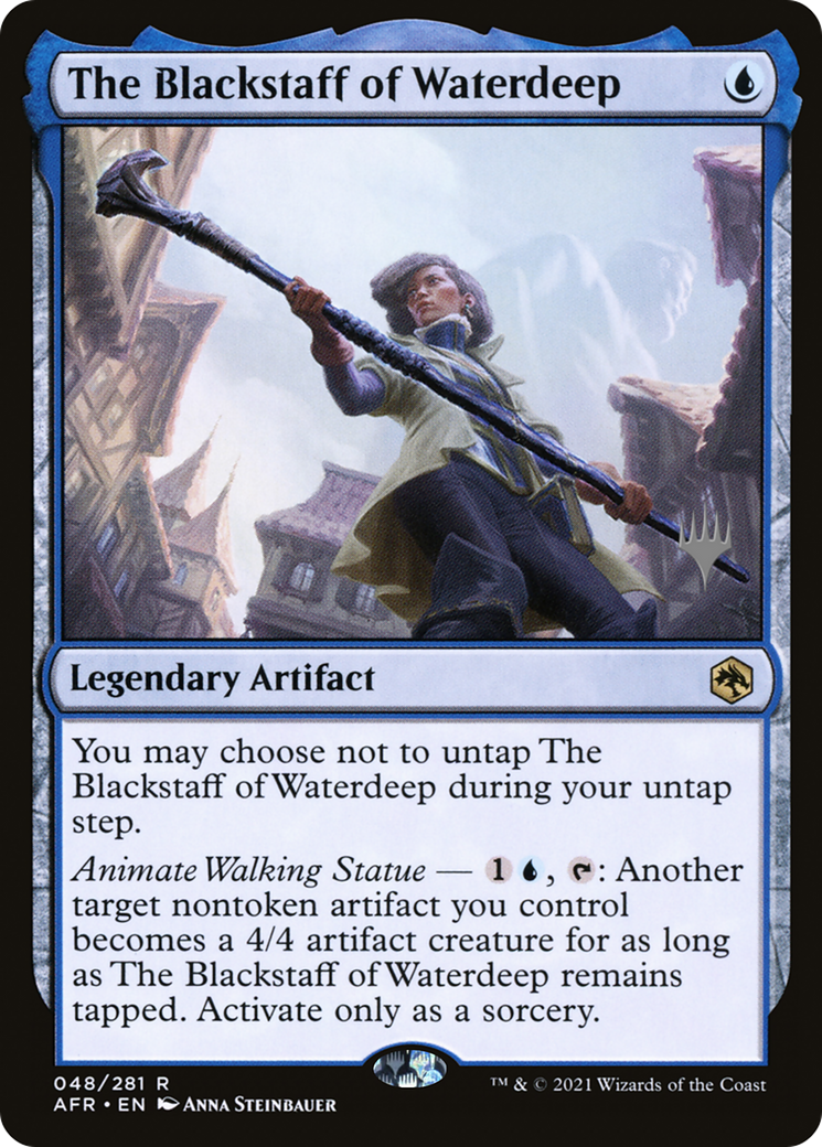The Blackstaff of Waterdeep (PPAFR-048) - Adventures in the Forgotten Realms Promos