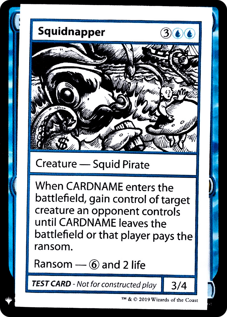 Squidnapper (CMB1-) - Mystery Booster Playtest Cards 2019