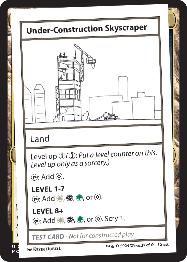 Under-Construction Skyscraper (MB2PC-) - Mystery Booster 2