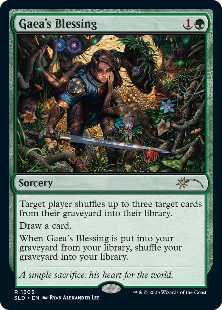 Gaea's Blessing (SLD-1303) - Secret Lair Drop Foil