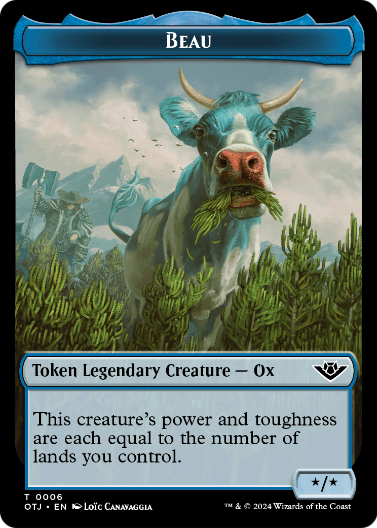 Beau (TOTJ-006) - Outlaws of Thunder Junction Tokens