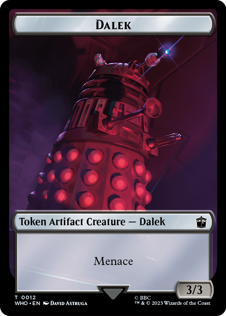 Dalek (TWHO-012) - Doctor Who Tokens Foil