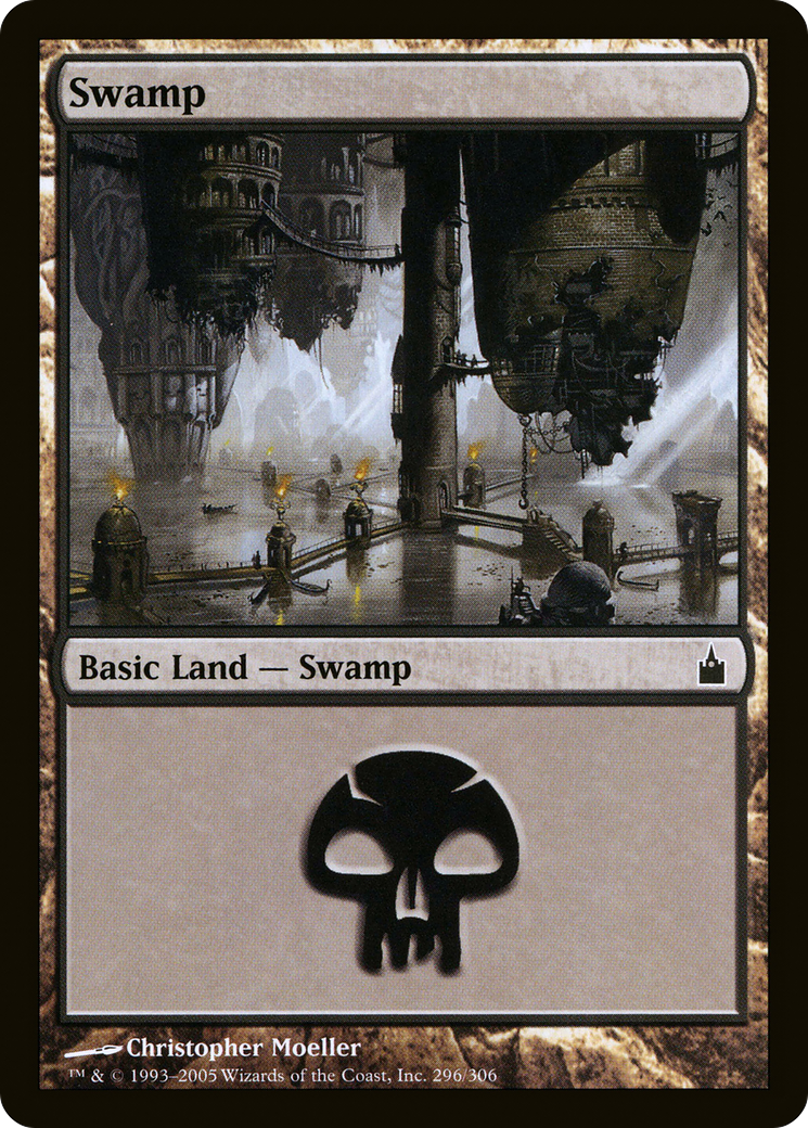 Swamp (296) (RAV-296) - Ravnica: City of Guilds Foil