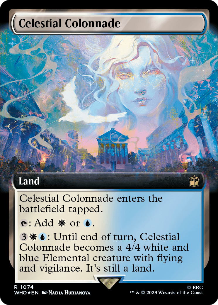 Celestial Colonnade (Extended Art) (Surge Foil) (WHO-1074) - Doctor Who: (Extended Art) Foil