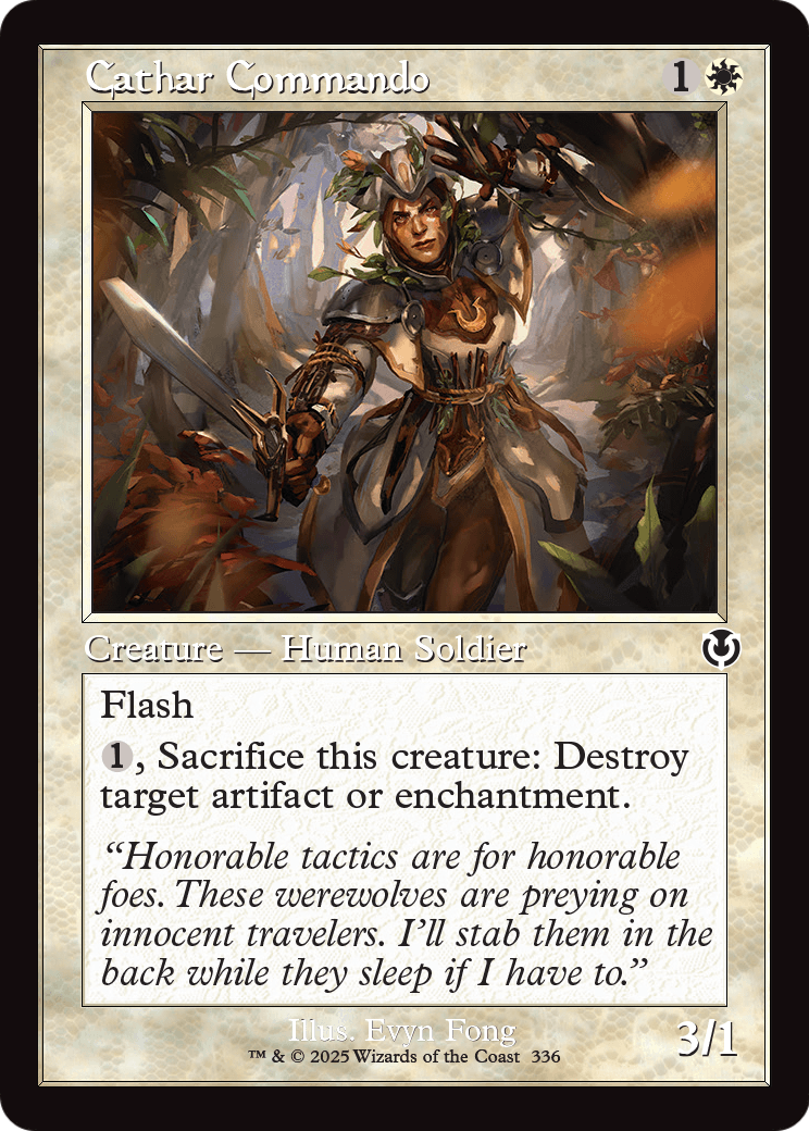 Cathar Commando (Retro Frame) (INR-336) - Innistrad Remastered