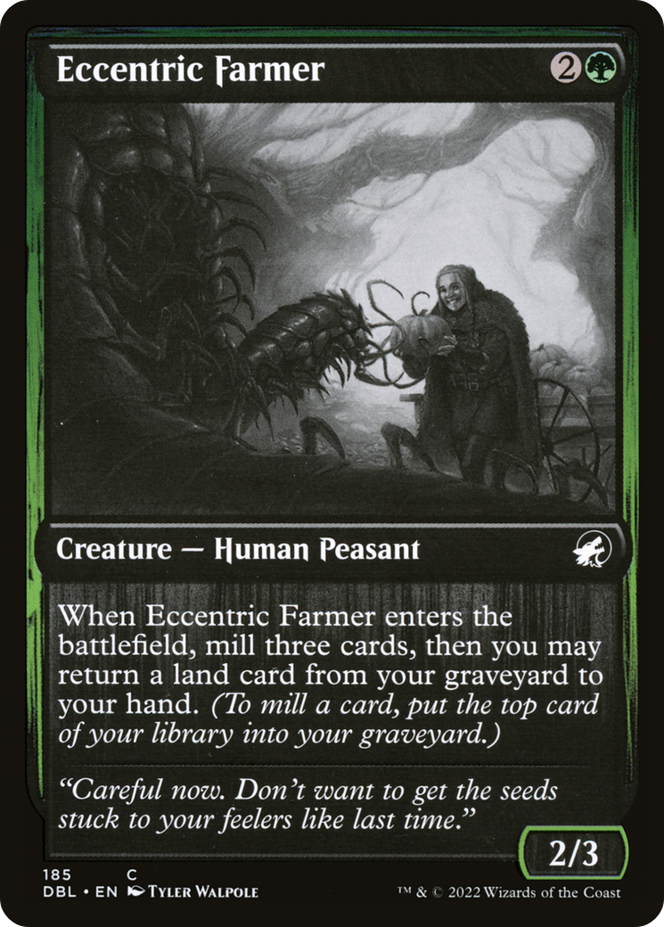 Eccentric Farmer (DBL-185) - Innistrad: Double Feature Foil