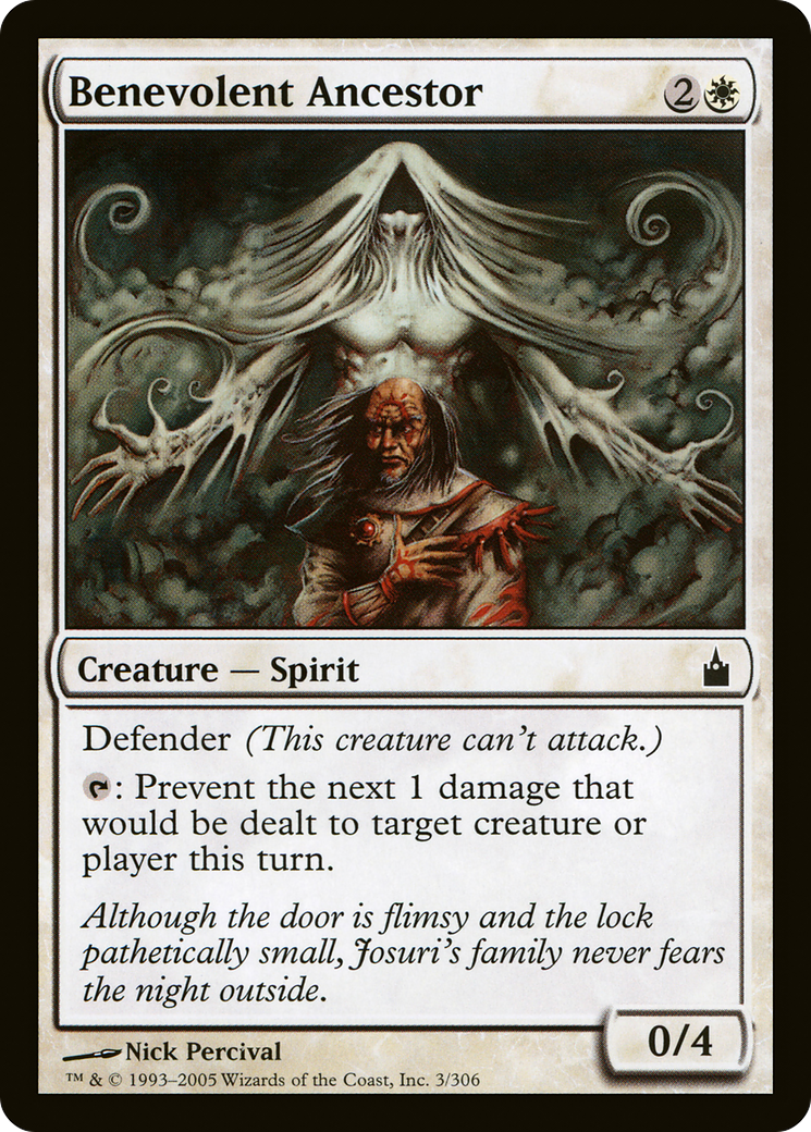 Benevolent Ancestor (RAV-003) - Ravnica: City of Guilds Foil