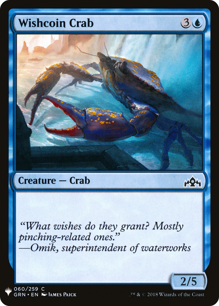 Wishcoin Crab (LIST-GRN-60) - The List
