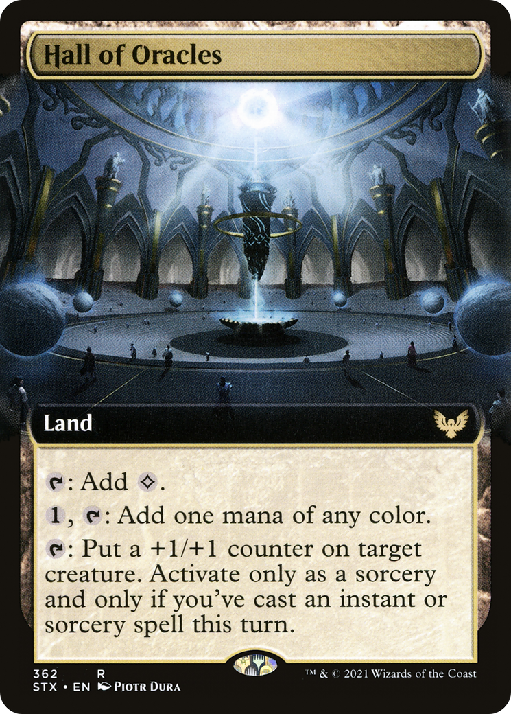 Hall of Oracles (Extended Art) (STX-362) - Strixhaven: School of Mages: (Extended Art) Foil
