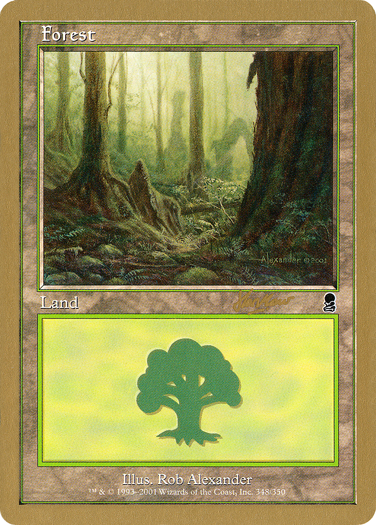 Forest (348) - 2002 Sim Han How (ODY) (WCD-) - World Championship Decks 2002