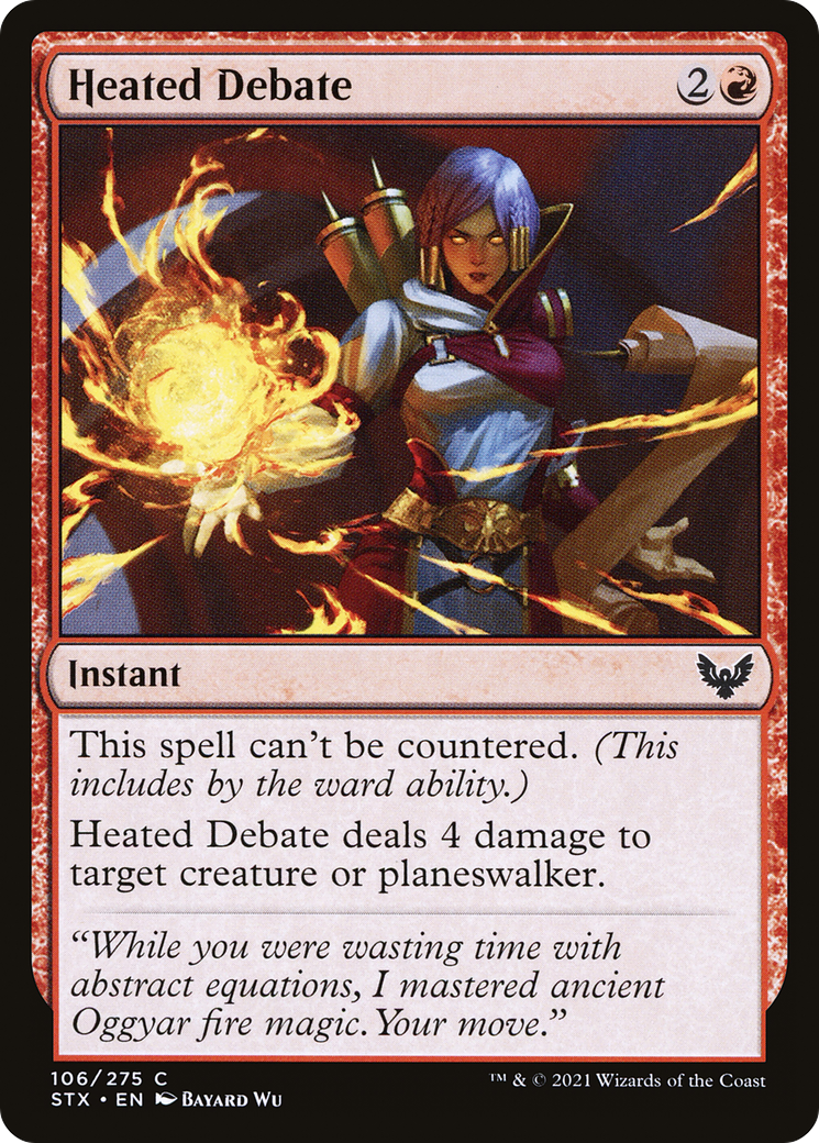 Heated Debate (STX-106) - Strixhaven: School of Mages Foil