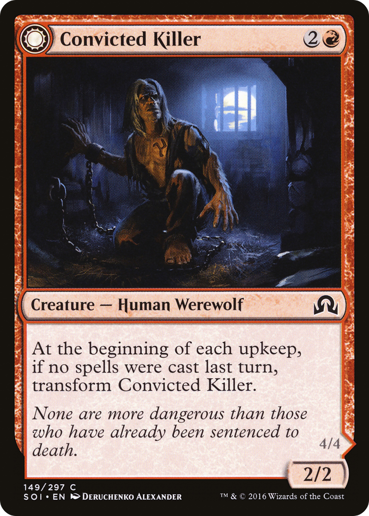 Convicted Killer (SOI-149) - Shadows over Innistrad: (Double Faced Transform) Foil