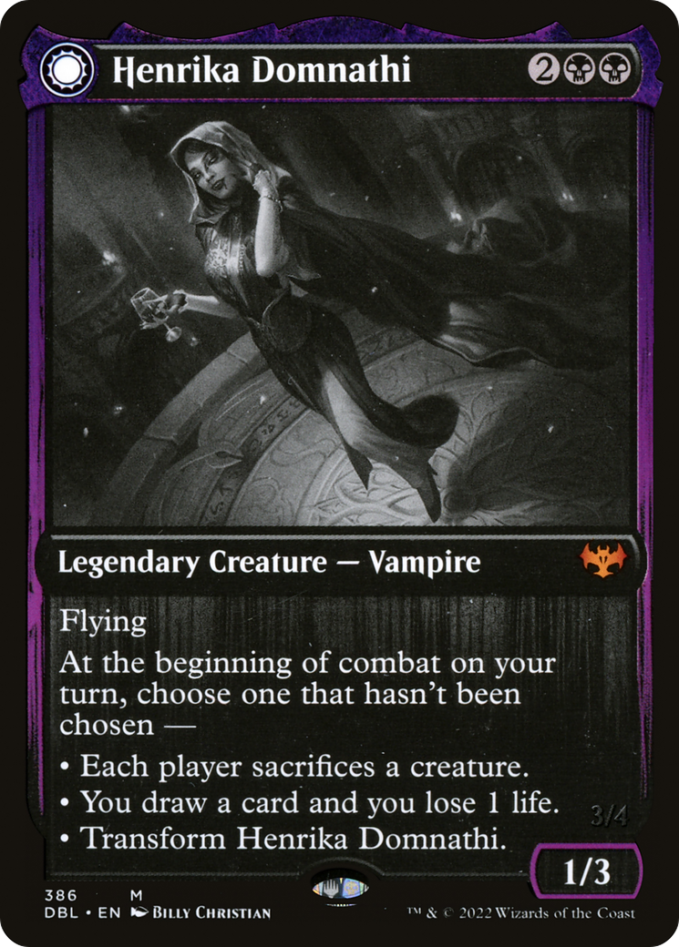 Henrika Domnathi (DBL-386) - Innistrad: Double Feature: (Double Faced Transform)