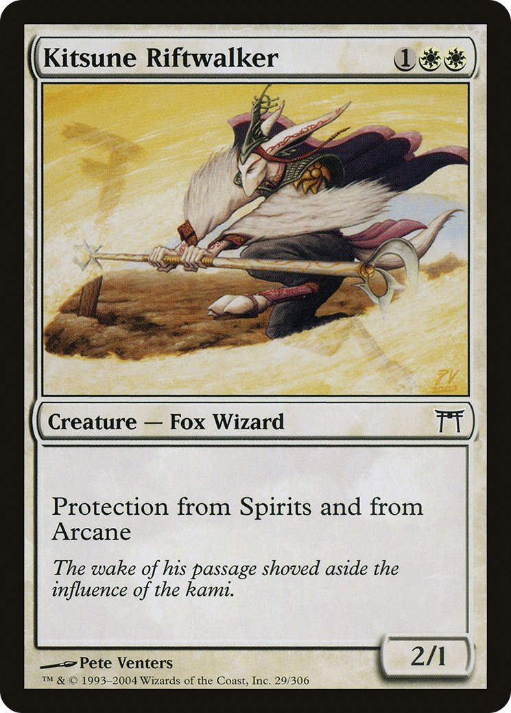 Kitsune Riftwalker (CHK-029) - Champions of Kamigawa Foil