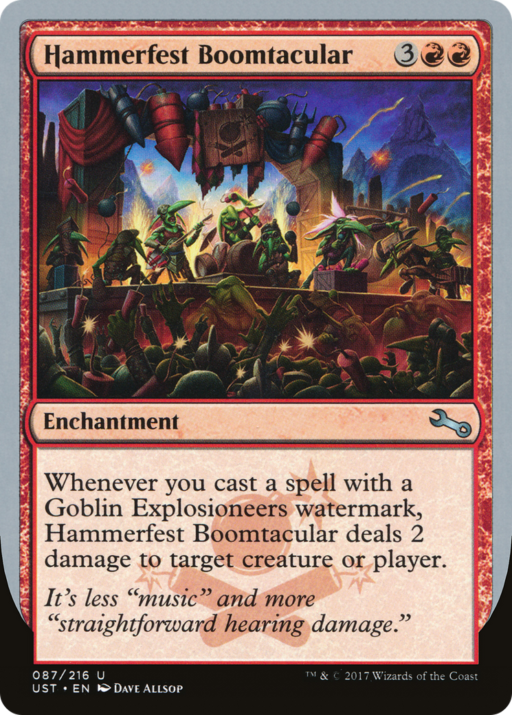 Hammerfest Boomtacular (UST-087) - Unstable Foil