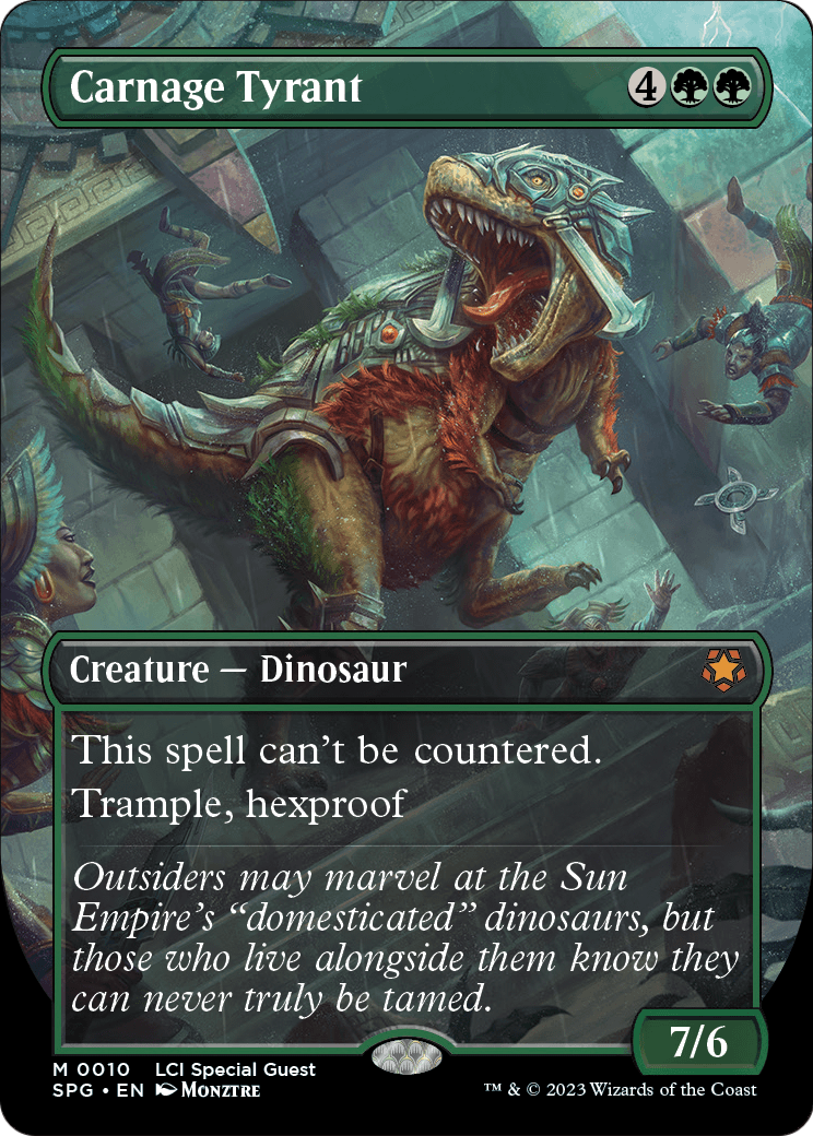 Carnage Tyrant (Borderless) (SPG-010) - Special Guests