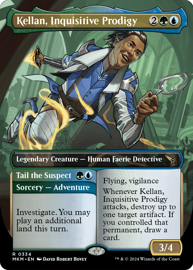 Kellan, Inquisitive Prodigy (Borderless) (MKM-334) - Murders at Karlov Manor
