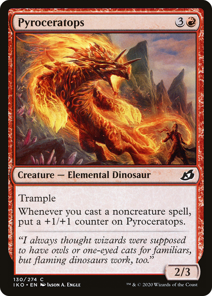 Pyroceratops (IKO-130) - Ikoria: Lair of Behemoths Foil