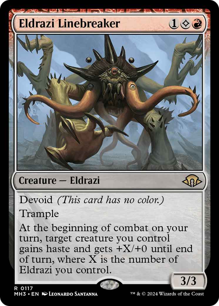 Eldrazi Linebreaker (MH3-117) - Modern Horizons 3: (devoid)