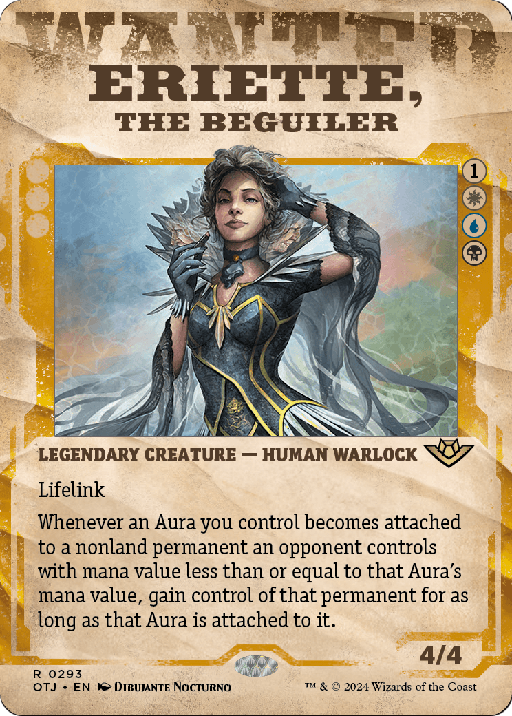Eriette, the Beguiler (Showcase) (OTJ-293) - Outlaws of Thunder Junction: (Showcase) (Borderless)
