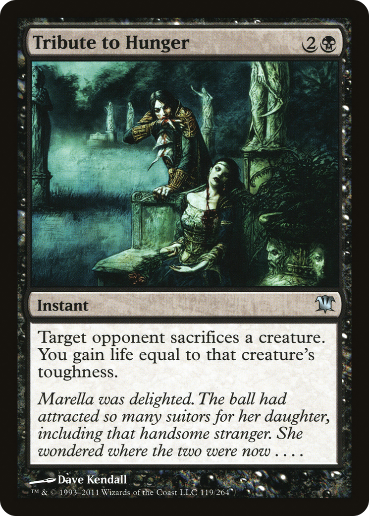 Tribute to Hunger (ISD-119) - Innistrad Foil