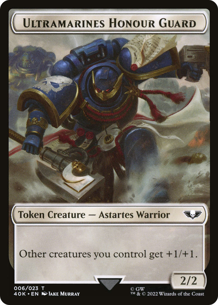 Ultramarines Honour Guard (T40K-006) - Warhammer 40,000 Tokens