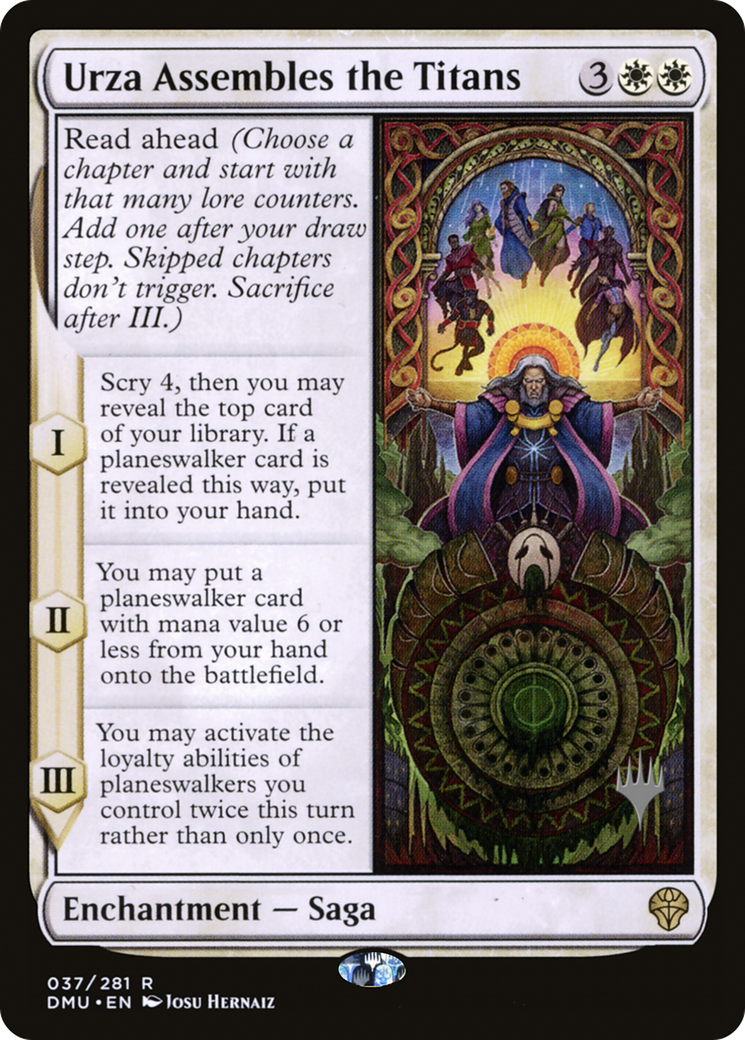 Urza Assembles the Titans (PPDMU-037) - Dominaria United Promos