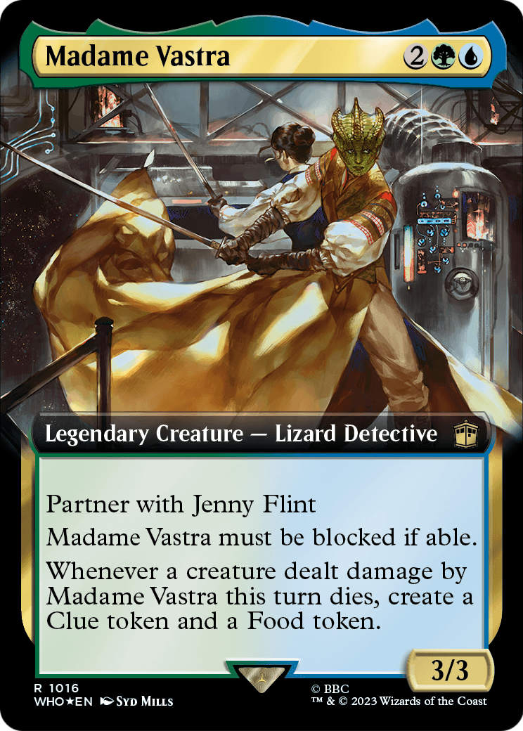 Madame Vastra (Extended Art) (Surge Foil) (WHO-1016) - Doctor Who: (Extended Art) Foil