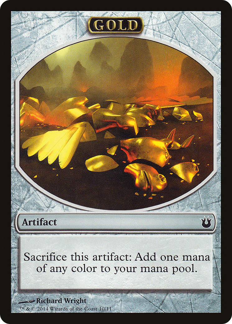 Gold Token (BNG-010) - Born of the Gods Tokens