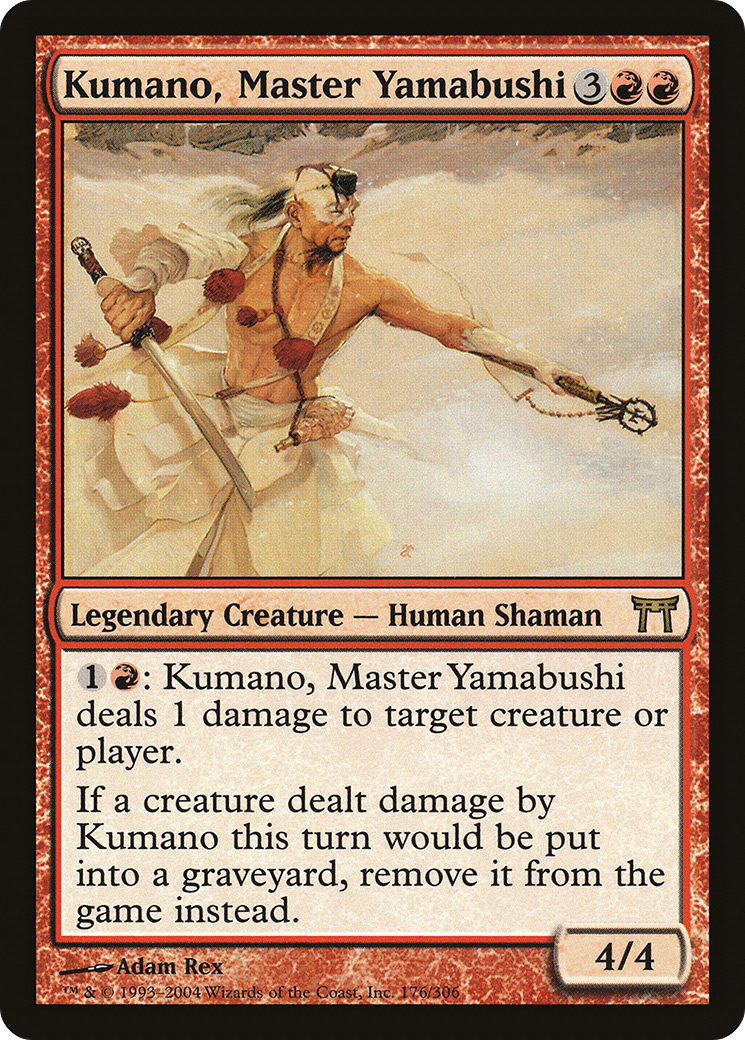 Kumano, Master Yamabushi (CHK-176) - Champions of Kamigawa Foil