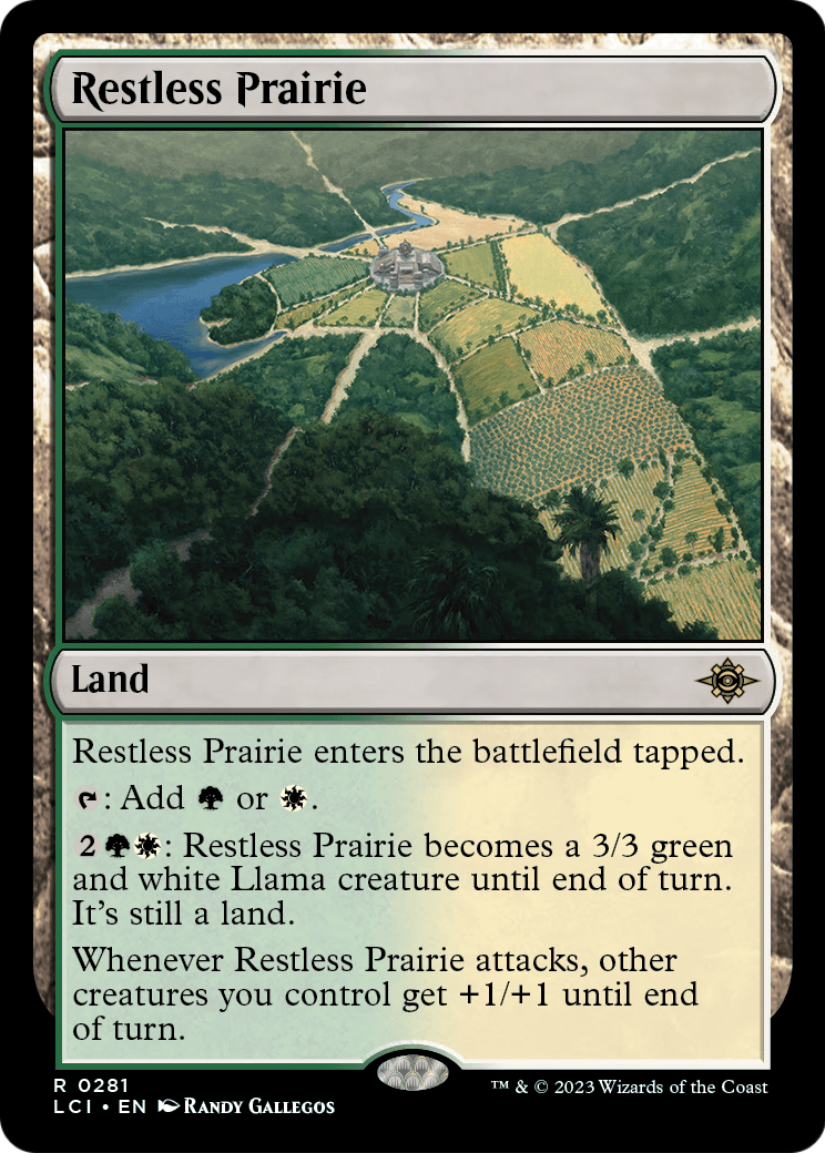 Restless Prairie (LCI-281) - The Lost Caverns of Ixalan Foil